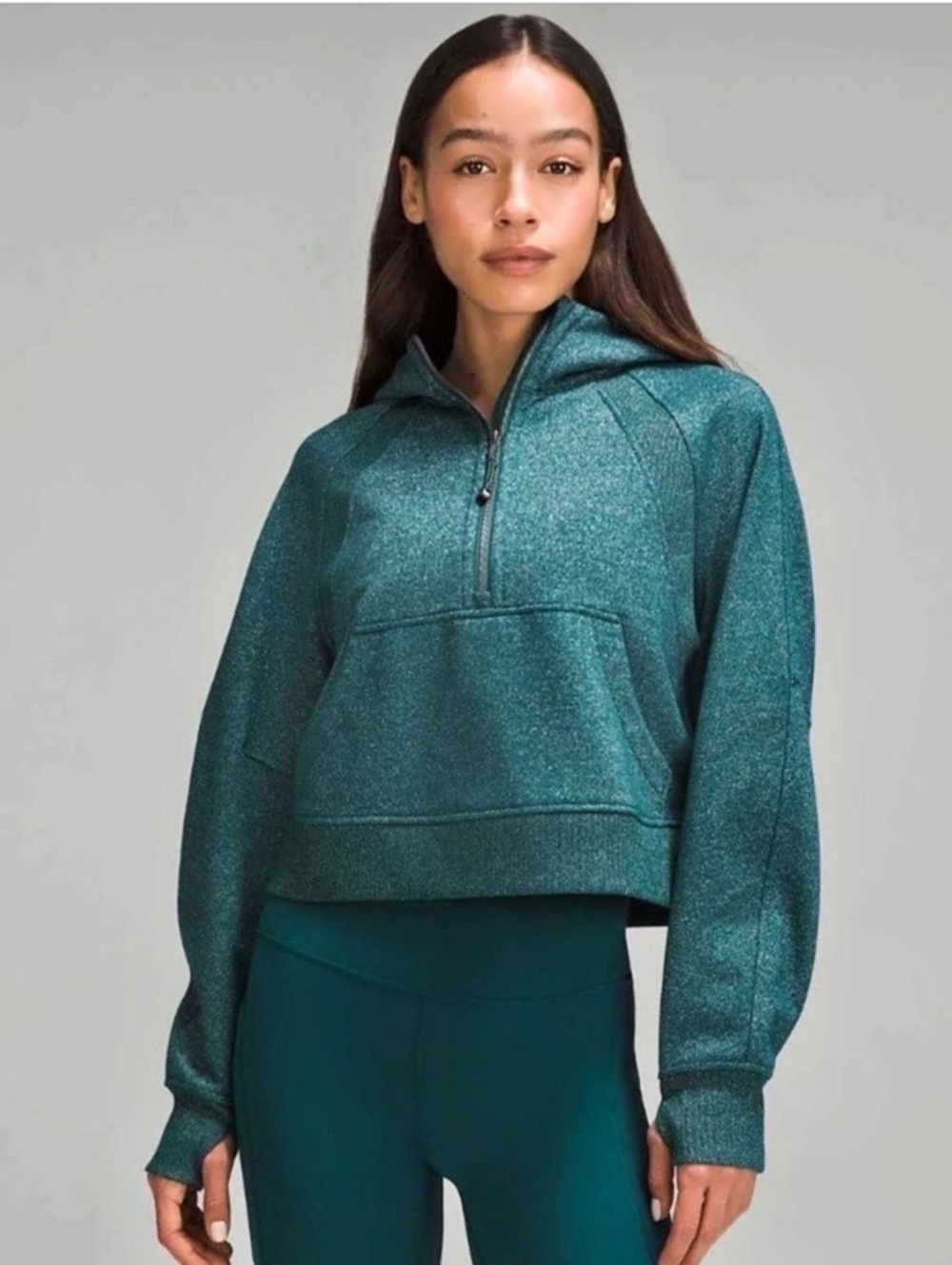lululemon Scuba Cropped Half-Zip Hoodie